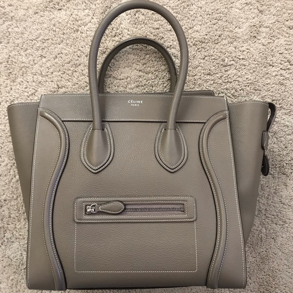 Celine Mini Luggage Bag in Souris GORGEOUS